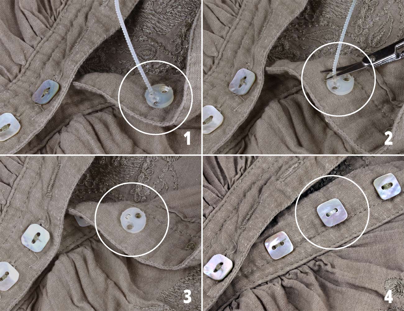 Shirt button